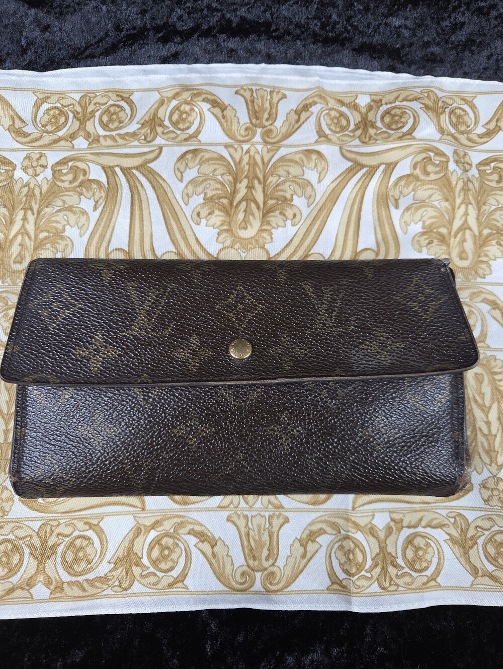 Louis Vuitton Monogram Brown Canvas Continental Wallet